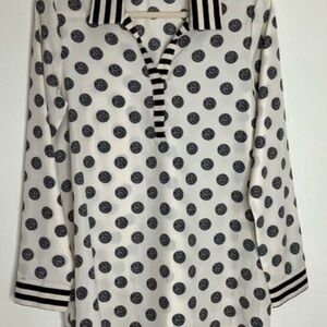 MudPie Women’s Polka Dot Top S. M